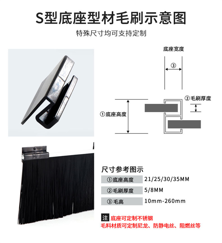 機柜密封毛刷詳情圖12